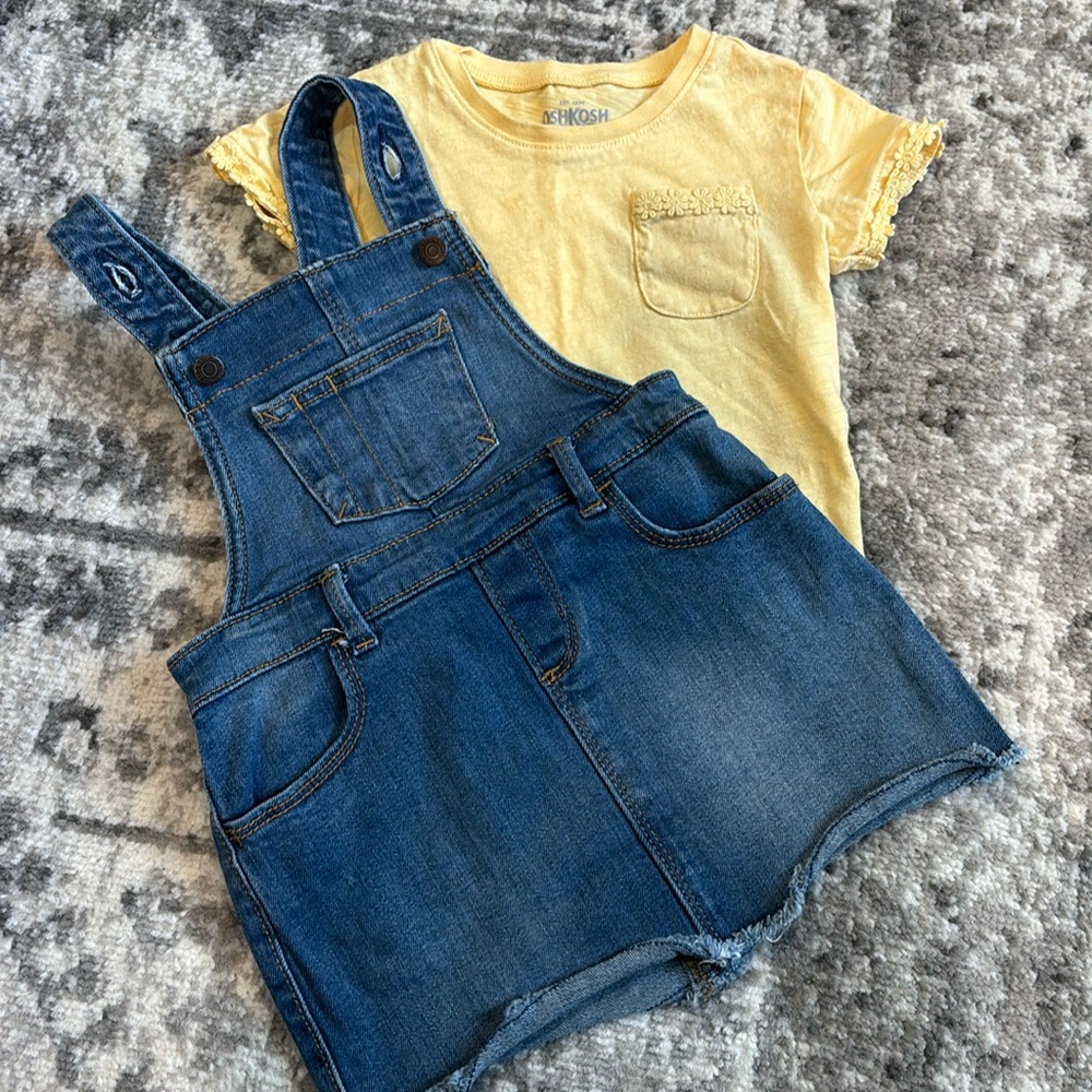 Old Navy denim jumper set